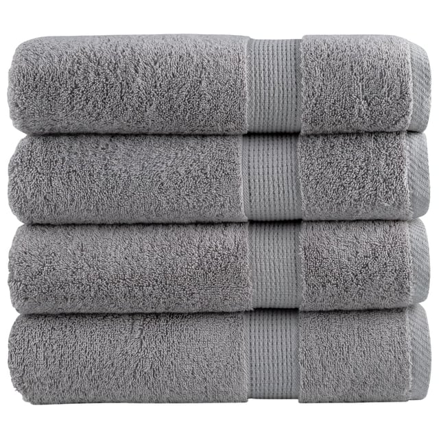 Essuie-mains de qualité supérieure SOLUND 4 pcs gris 600 g/m2