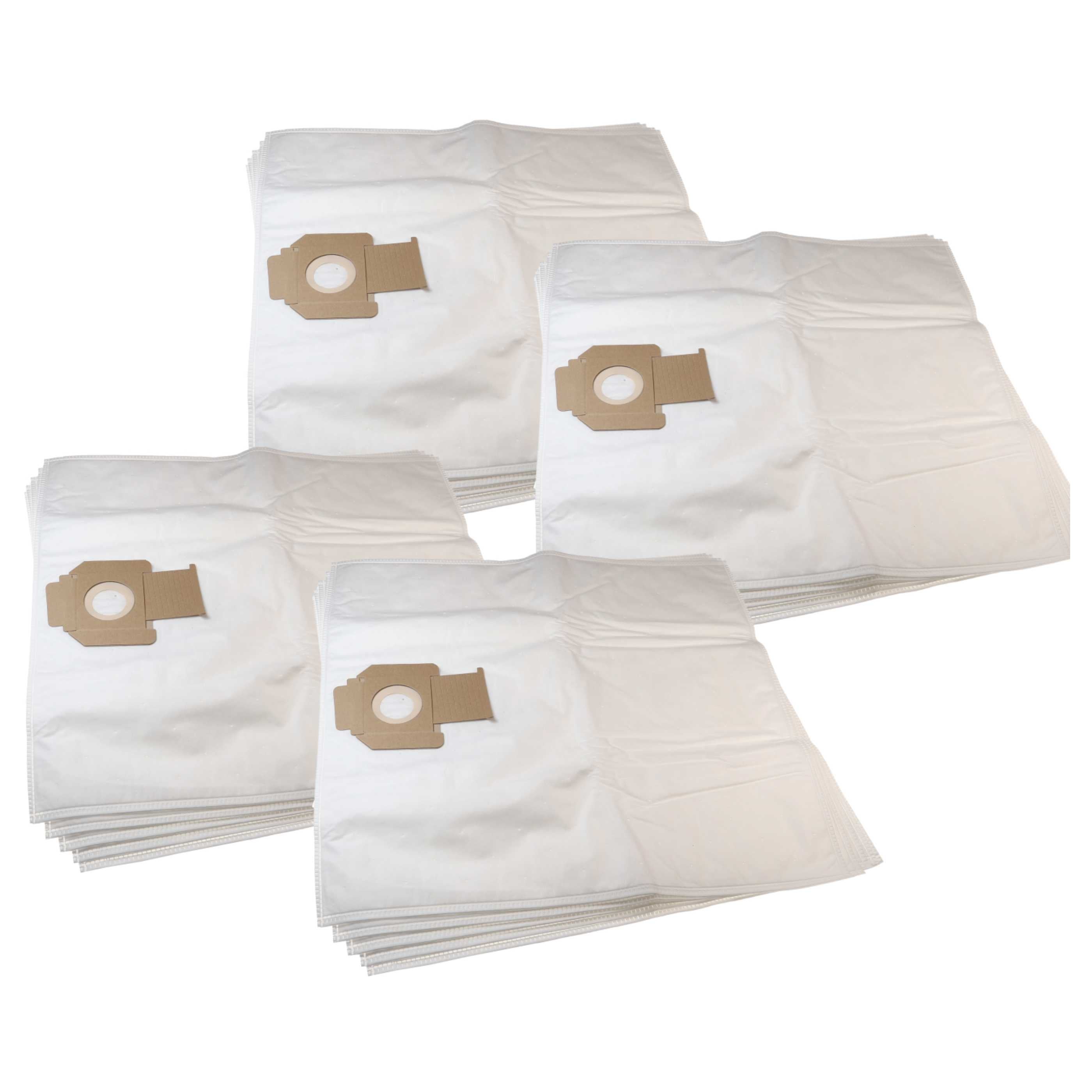 McFilter | 10 sacchetti per aspirapolvere adatti per Nilfisk | Attix 30 | Attix 3 | IVB 3 | adatto come 107419591 | Micropile con chiusura igienica e disco di copertura in plastica