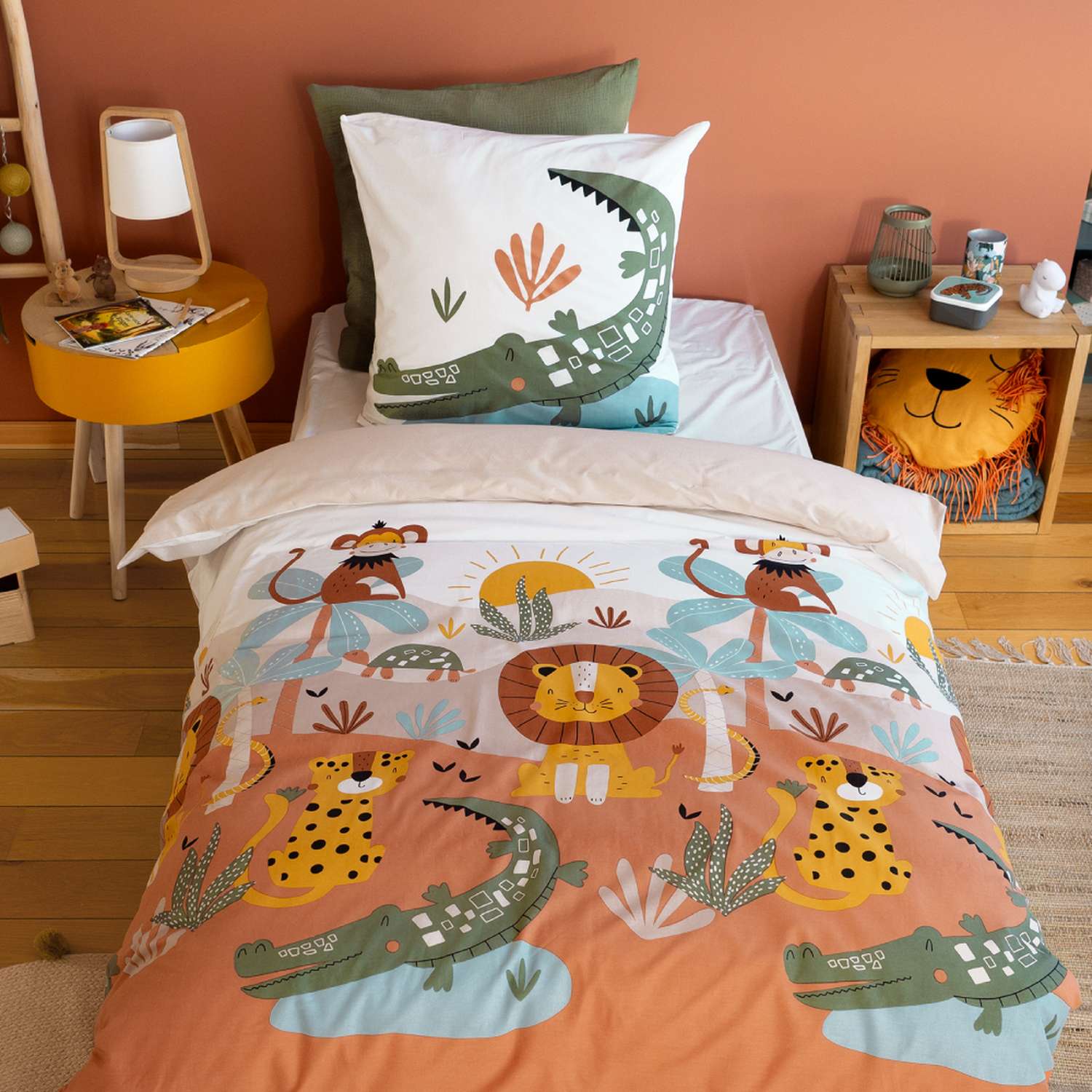 Parure De Lit 3 Pièces Sonic Le Hérisson | Housse De Couette 140x200 Cm + Taie 63x63 Cm + Drap-Housse 90x190 Cm | 100% Polyester - 8