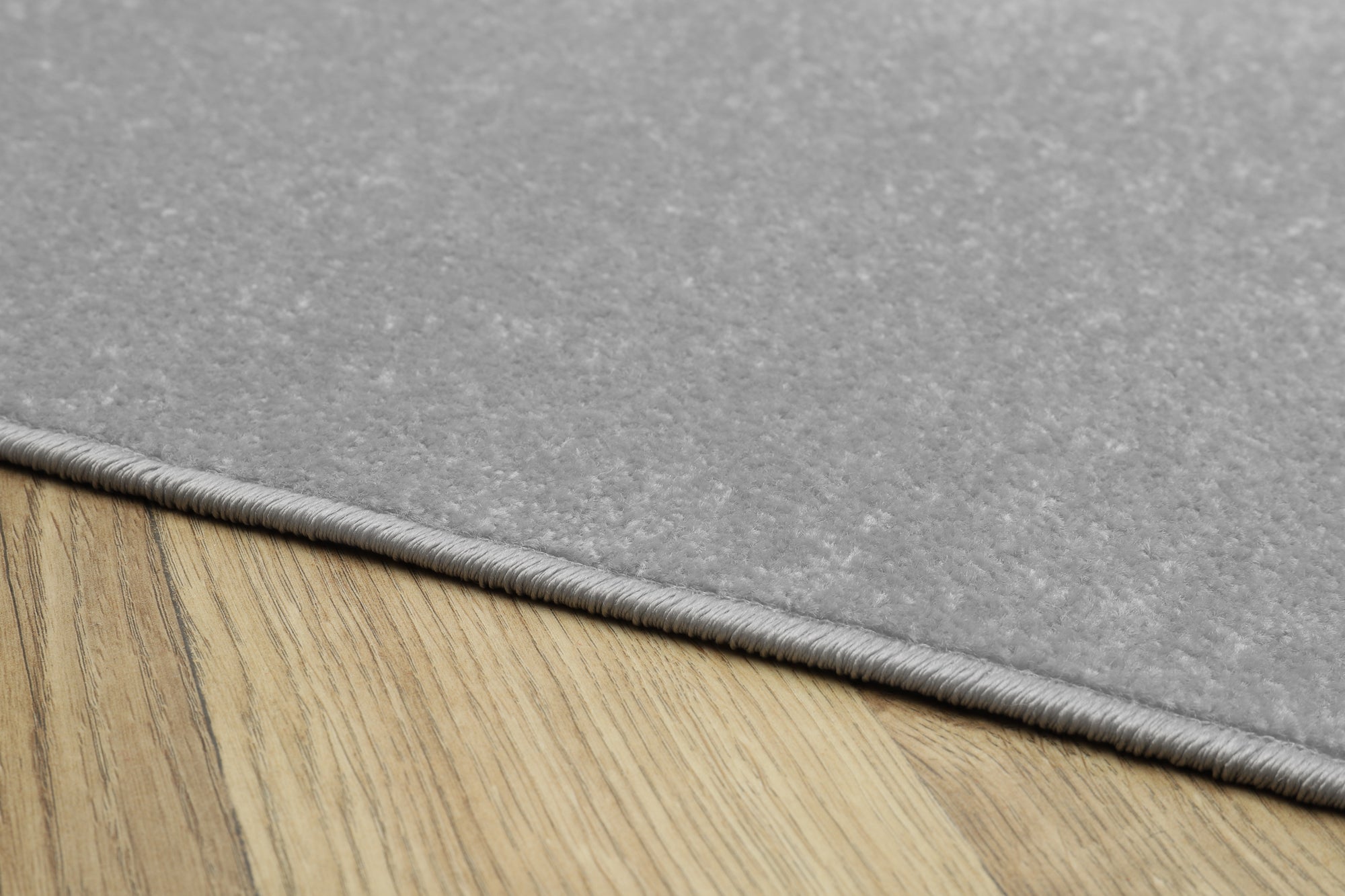 TAPISO Mono Carré Tapis Séjour Poil Court Intérieur Extérieur Moderne Gris Uni OEKO-TEX 160 x 160 cm - 3