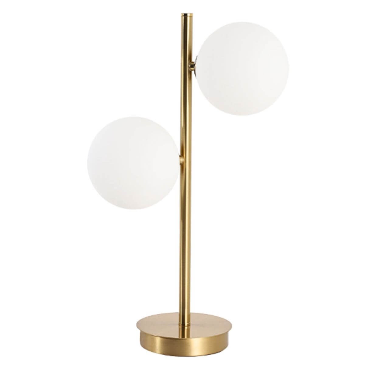 Dorado 2xG9 Złota metalowa lampa stołowa Prestige