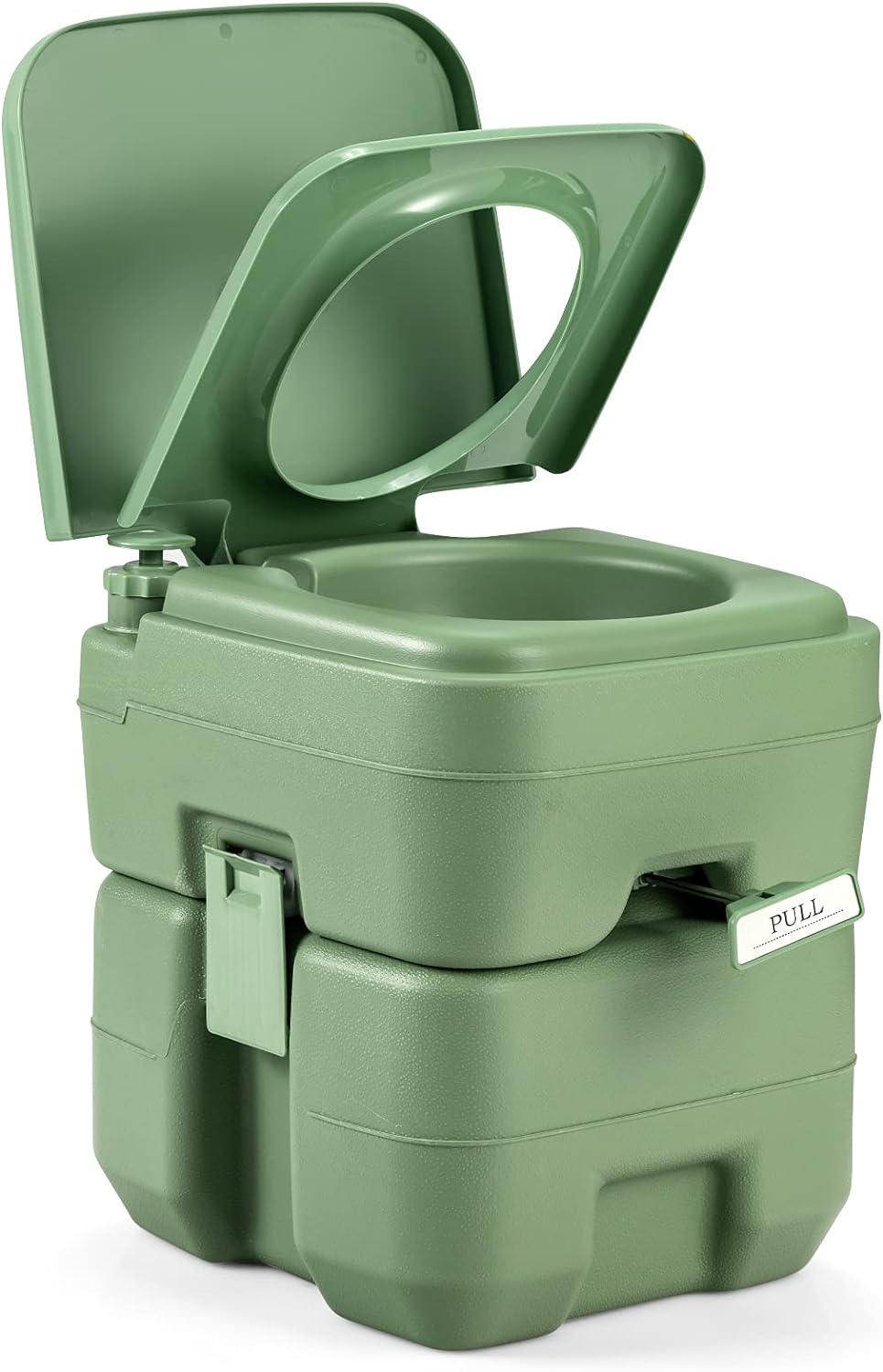 COSTWAY WC Chimique Portable Toilette Seche - 20L En HDPE Camping Et Hopital Charge Max 200 Kg 40214547
