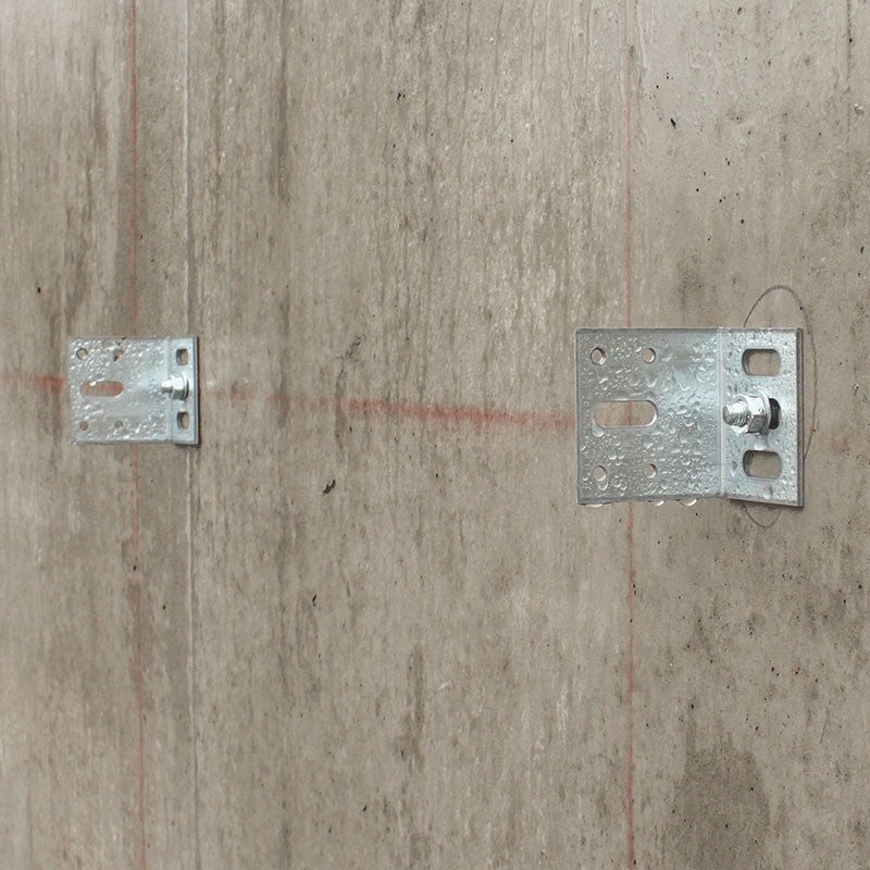 Équerre de bardage acier Galvanisé 120x50 - L60 - ep 2,5mm - 5