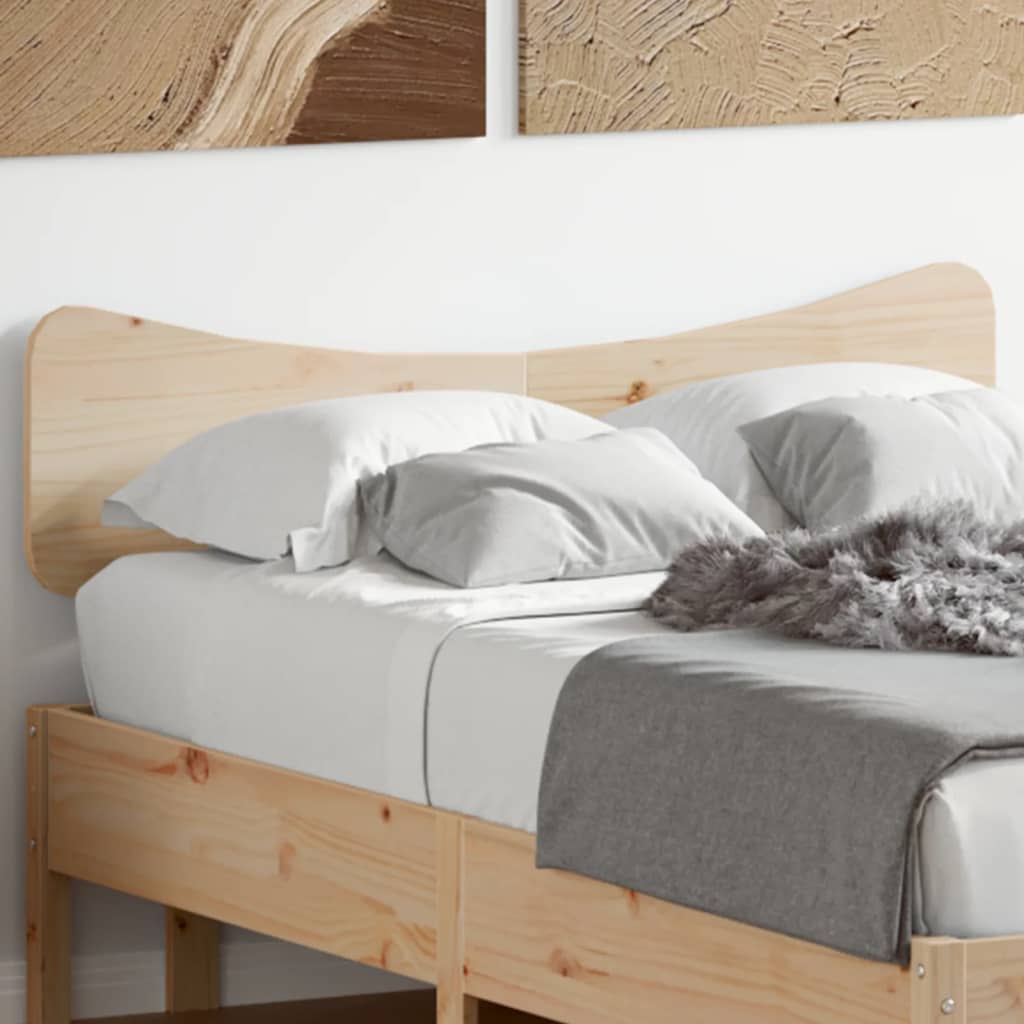 VidaXL Testiera per Letto 141x4x100 cm in Legno Massello di Pino