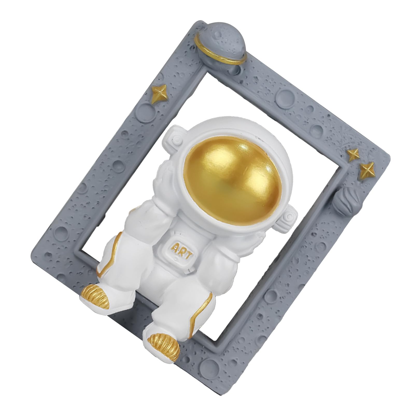 Ozdoba astronauty Natura Żywica Śliczna Wielofunkcyjna Figurka Astronauty Ozdoba do Domu (Typ 2)