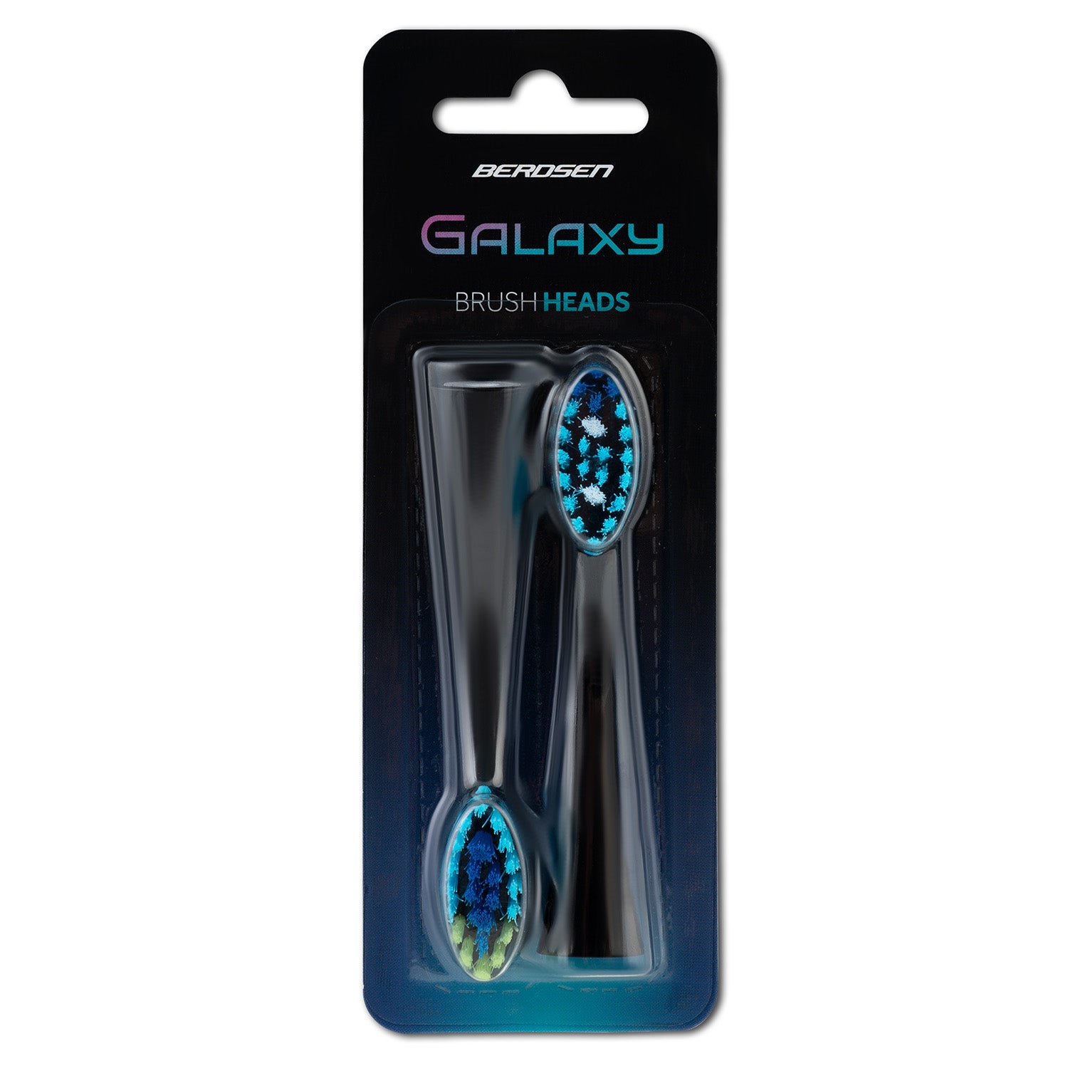 Końcówki do szczoteczki sonicznej Berdsen Galaxy 2 szt. czarne 329000