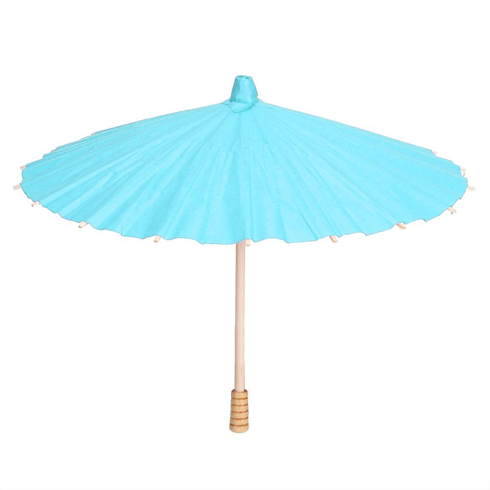 Ombrello Di Carta Bianco Per Decorazione - Diametro 60cm, Per Matrimoni, Feste E Pittura Fai Da Te - Foto 6