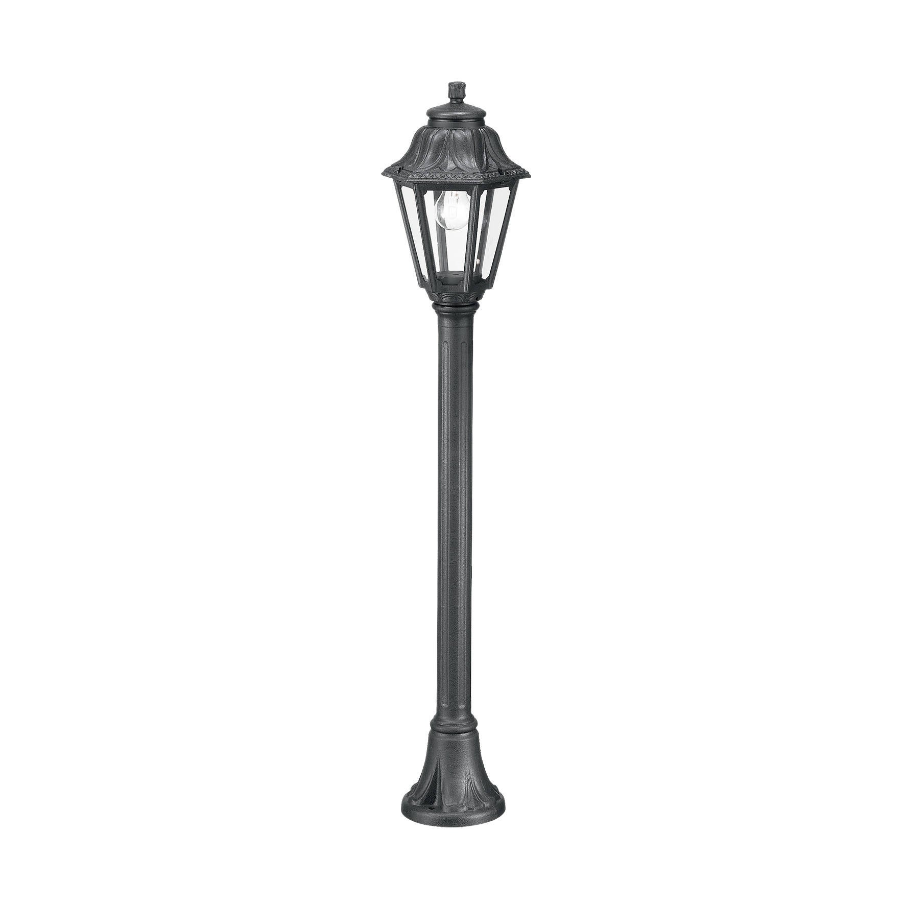 Dmora  Lampadaire De Jardin Anna Noir 1 Ampoule 110Cm , Leroy Merlin