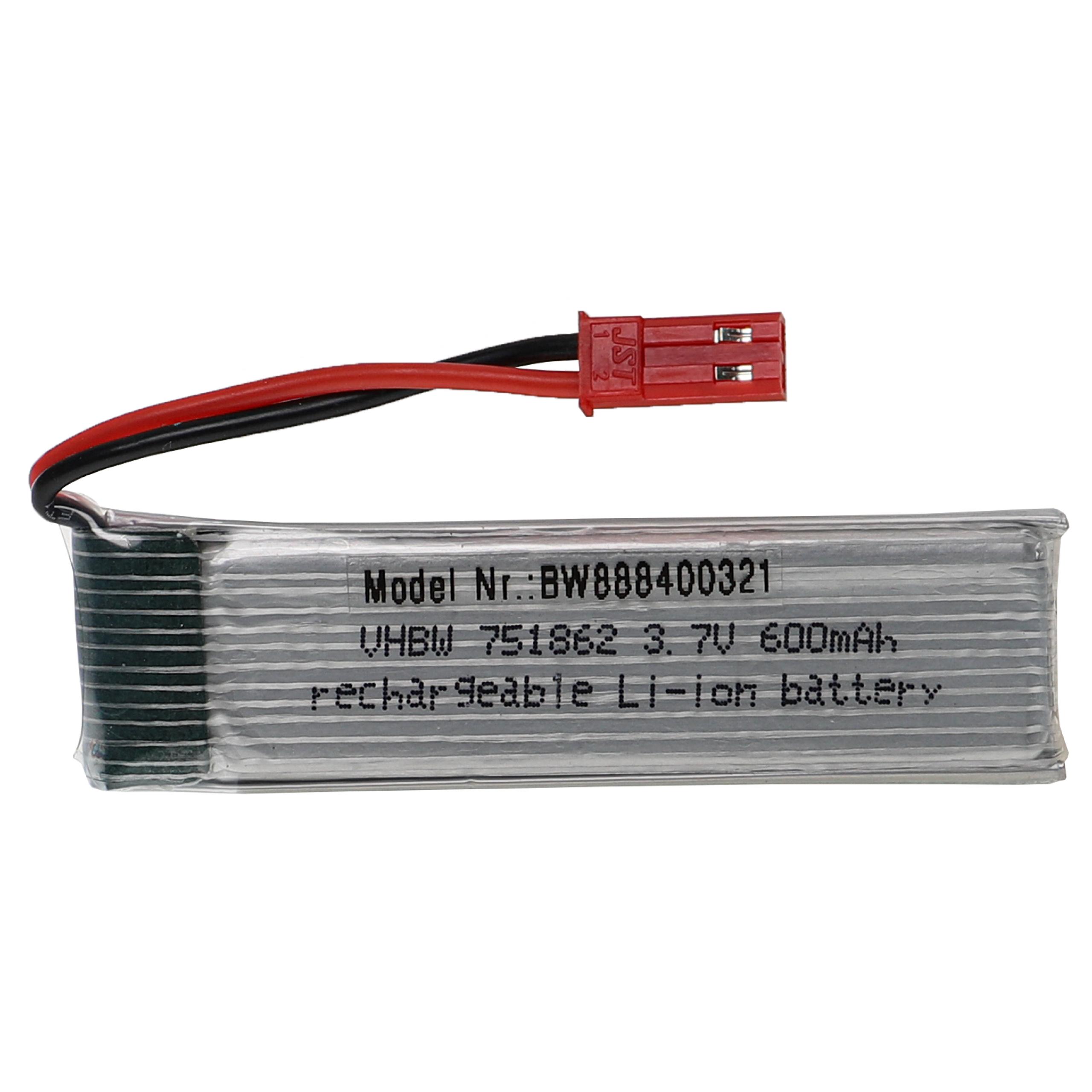 Vhbw Batteria Li-Po 3500mAh 7,4V Con XT60 Per Modellismo RC - Auto, Elicotteri, Aerei, 134x44x16 Mm