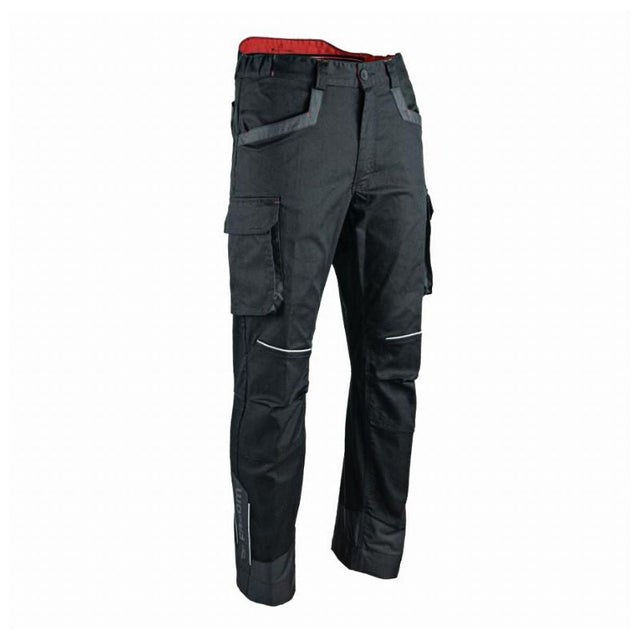Pantalon De Travail Homme Stretch Multi-Poches - Coutures Renforcées Résistant BTP Chantier