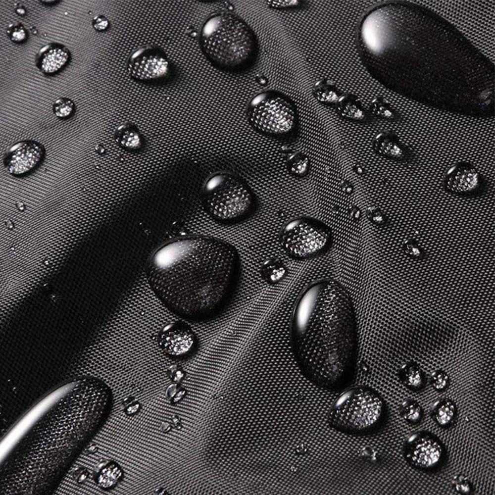 Housse de protection d'extérieur 185×95cm,Housse de Table de Jardin Ronde étanche et résistante,noir - 3