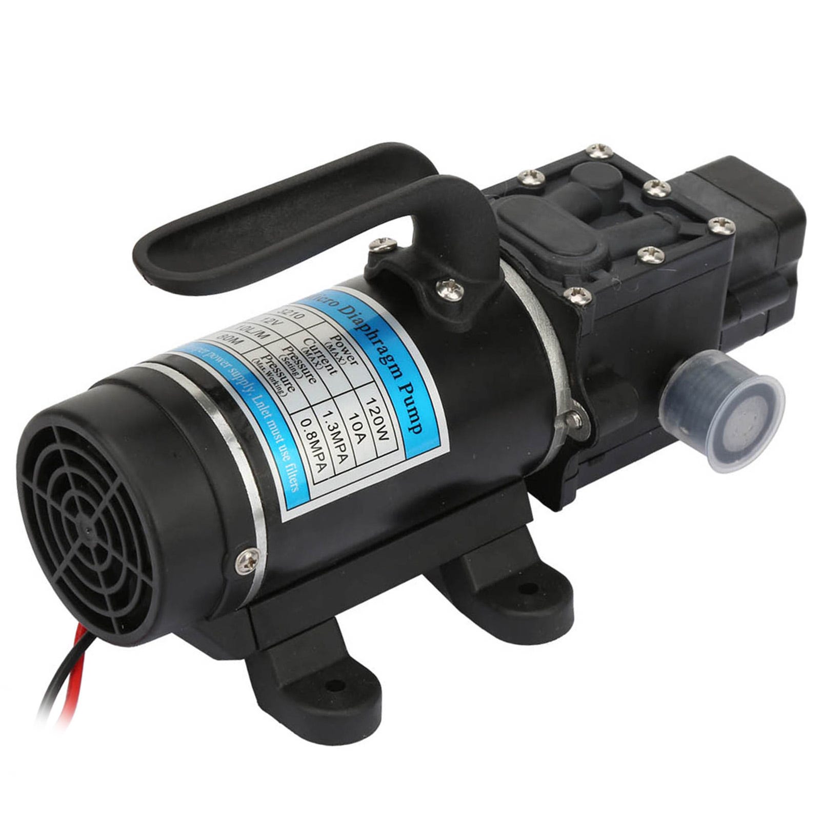 120W Pompe Eau lectrique 10L m Pompe Diaphragme Auto amor ante 120w-pompe-eau-lectrique-10l-m-pompe-diaphragme-auto-amor-ante