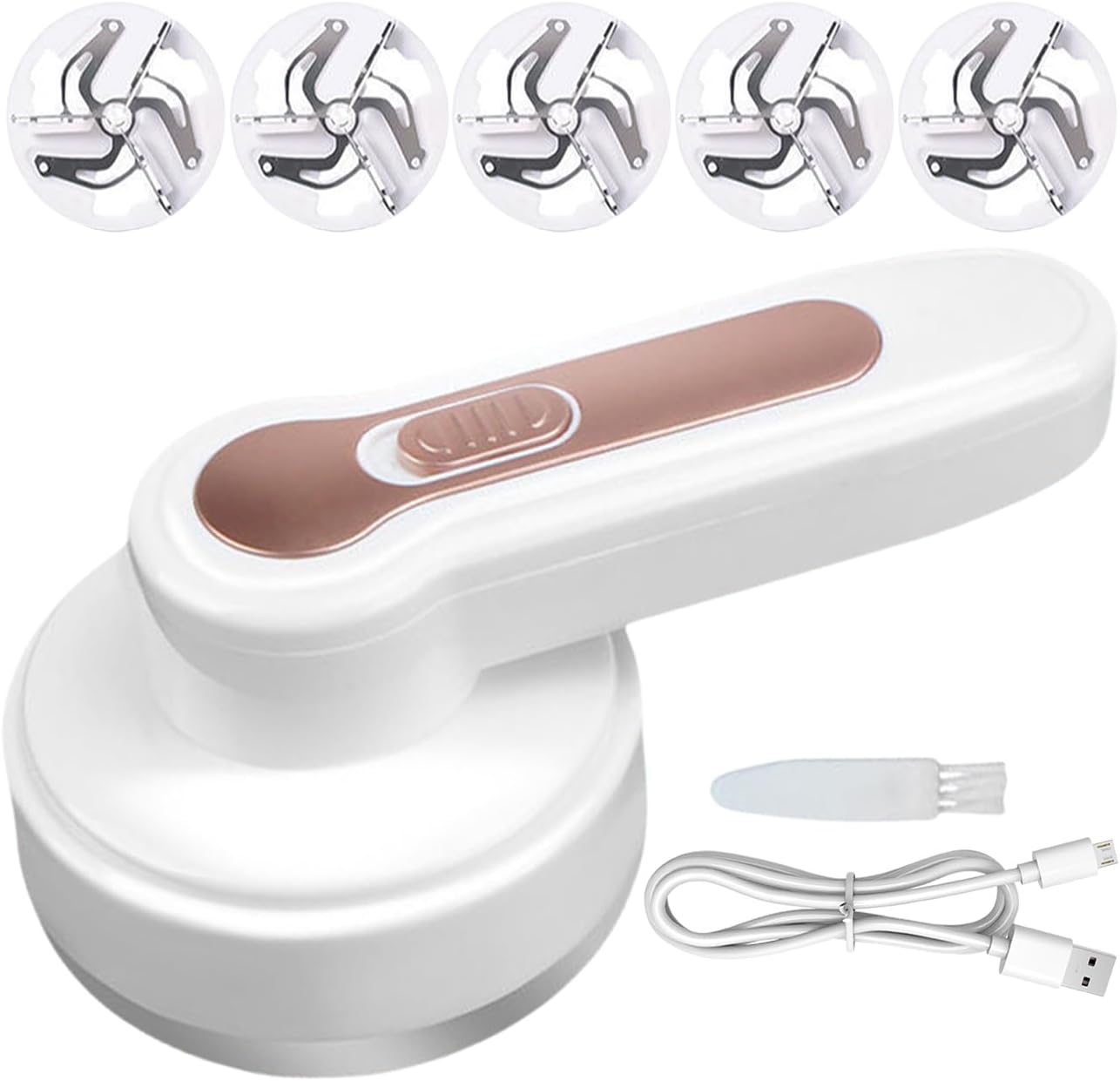 13,8 cm Fabric Shaver Lint Remover, Electric Rechargeable Fuzz Roller ...