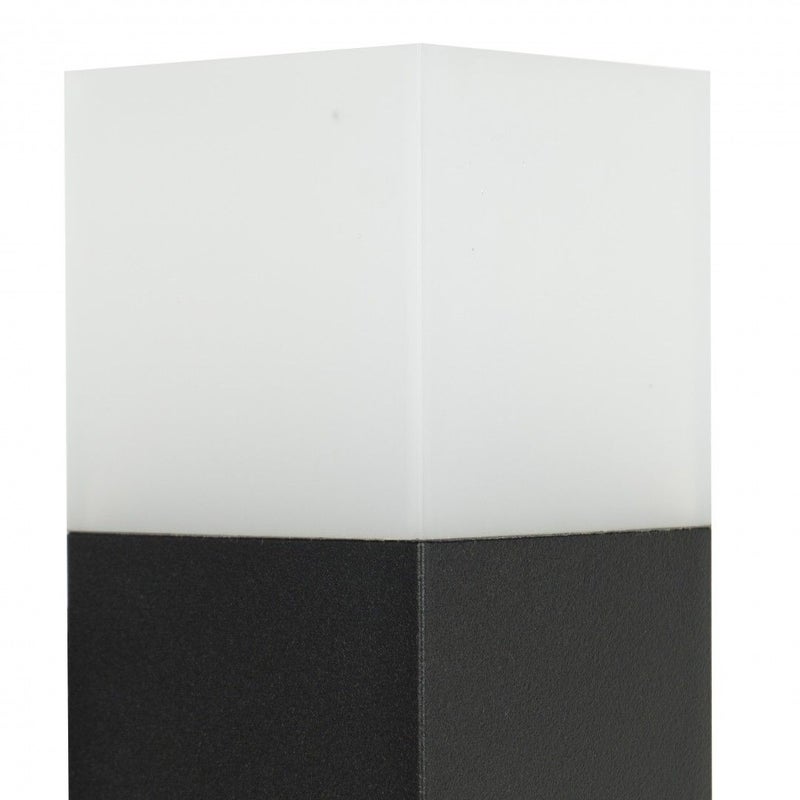 Lampa ogrodowa stojąca Cube czarna 1xE27x20W IP44 wym: 58 x 8 x 8 cm aluminium SU-MA