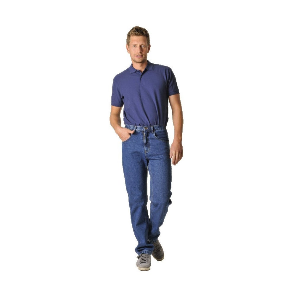 Jean MUZELLE DULAC T48 droit indigo 86 cm 100% coton - 2