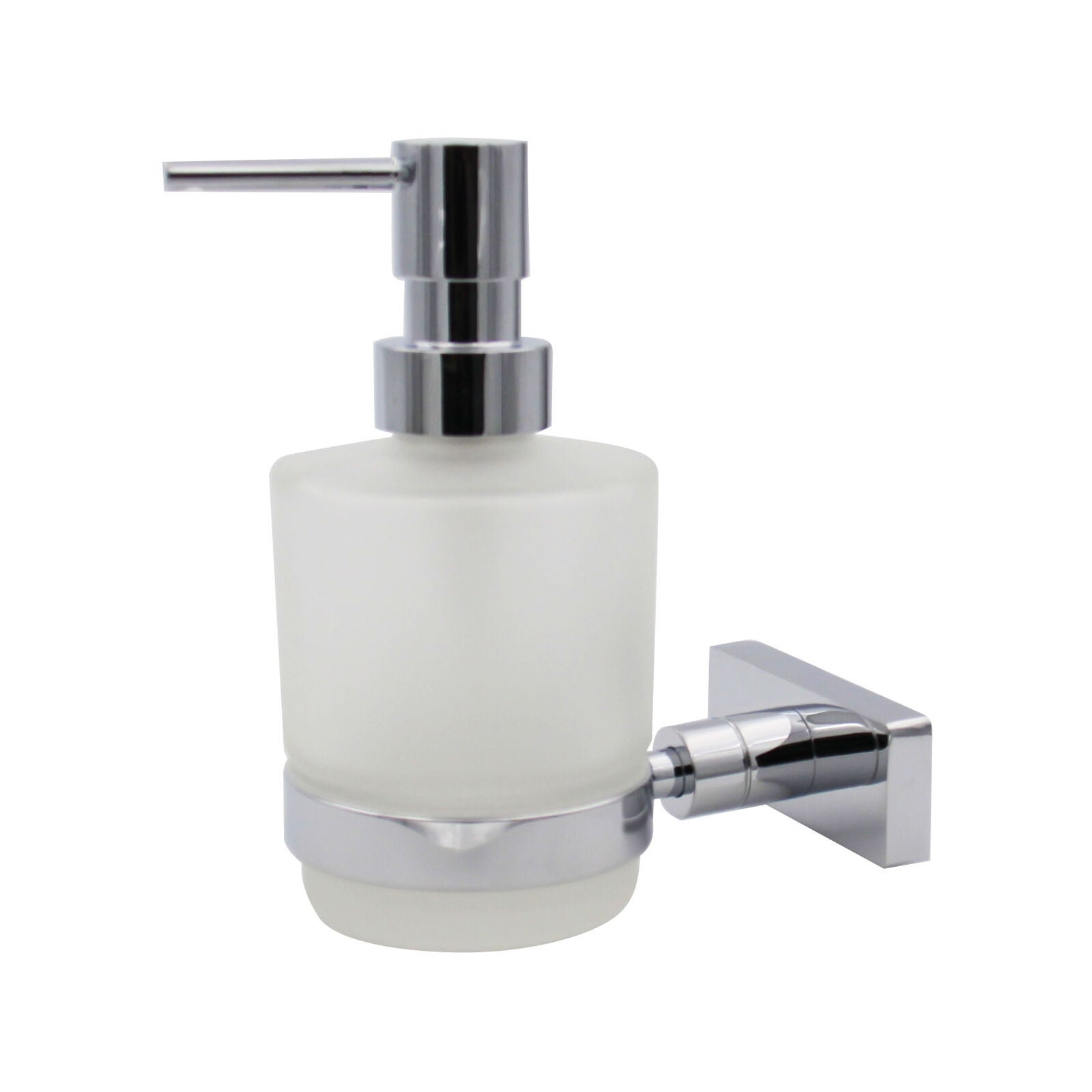 Inda - Distributeur de savon en verre dépoli - 3