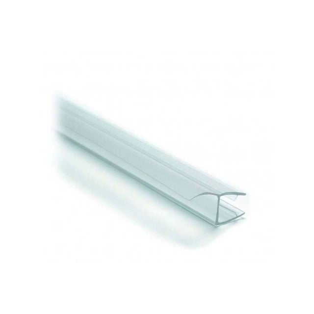 Joint d'étancheité de douche bi-dureté translucide - Longueur : 2000 mm - Pour verre d'épaisseur : 6 à 8 mm - ADLER