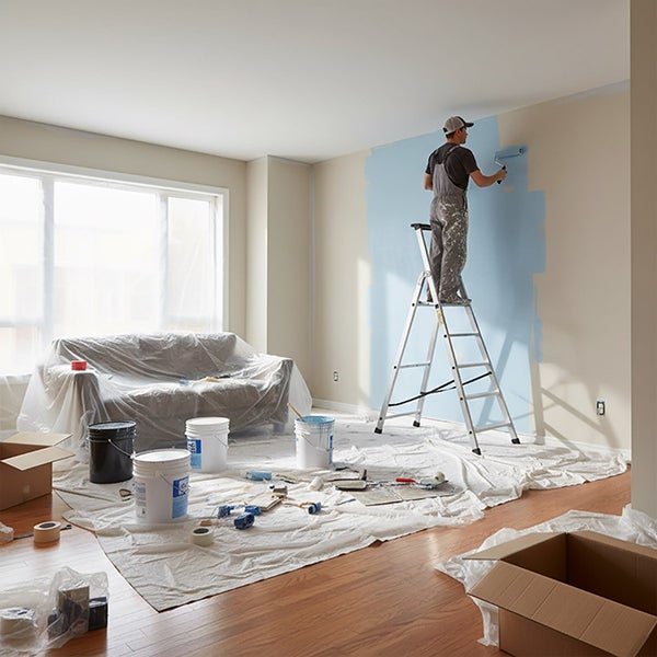 Escabeau 6 marches - Hauteur max. de travail 3.36m - Q50/6 - 4