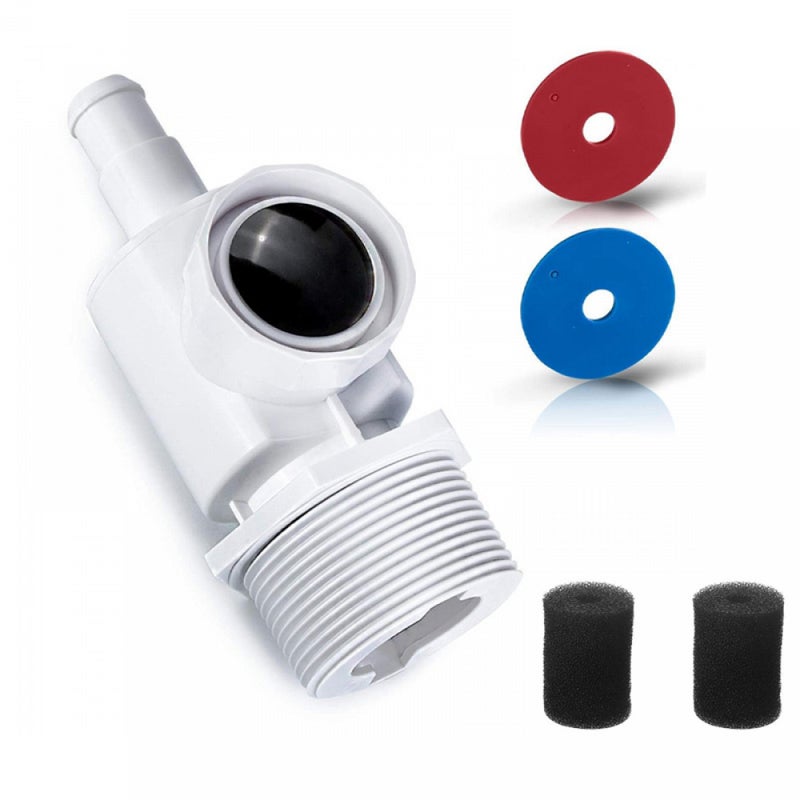 Złącze 9-100-9001, zestaw zamienny do odkurzacza basenowego, kompatybilny z Polaris 380, 280, 180, z dwiema gąbkami