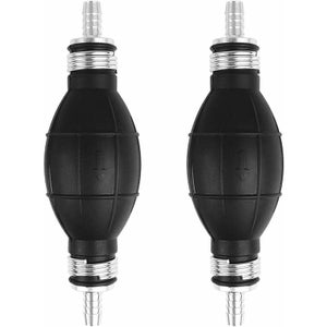 Poire Pompe D'Amorçage Universelle Essence & Diesel - 8mm Avec Clapet Anti-Retour, Coudée 90°