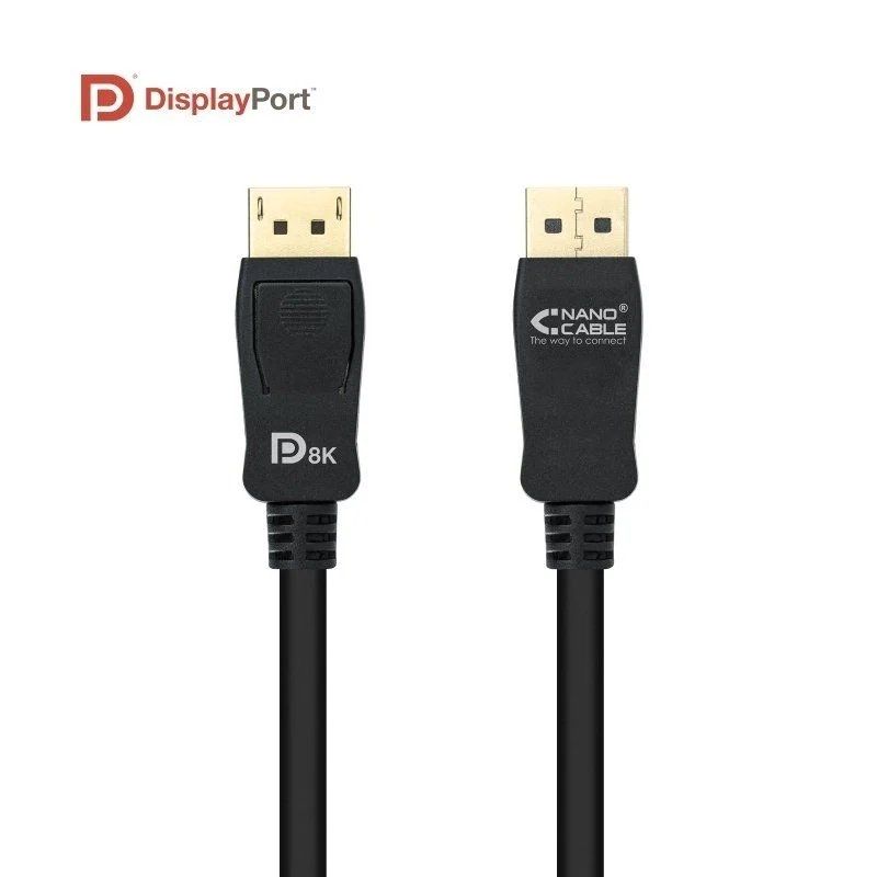 Cable DisplayPort 1.4 8K Nanocable 10.15.2500/ DisplayPort Macho ...