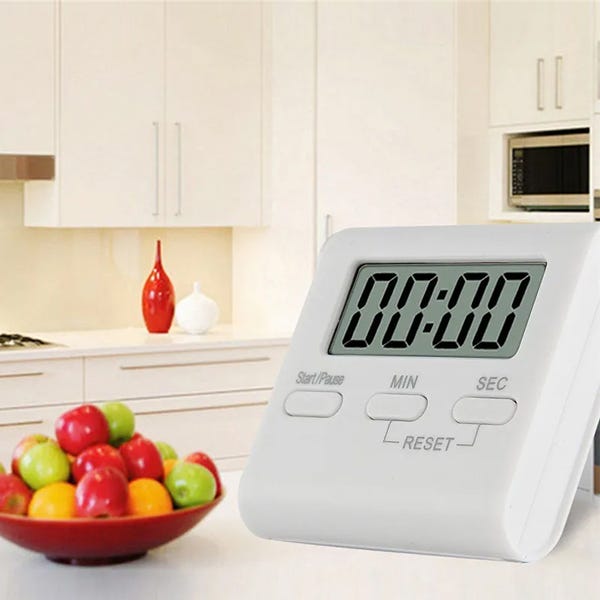 Temporizador digital magnético de cocina (10 piezas), temporizador