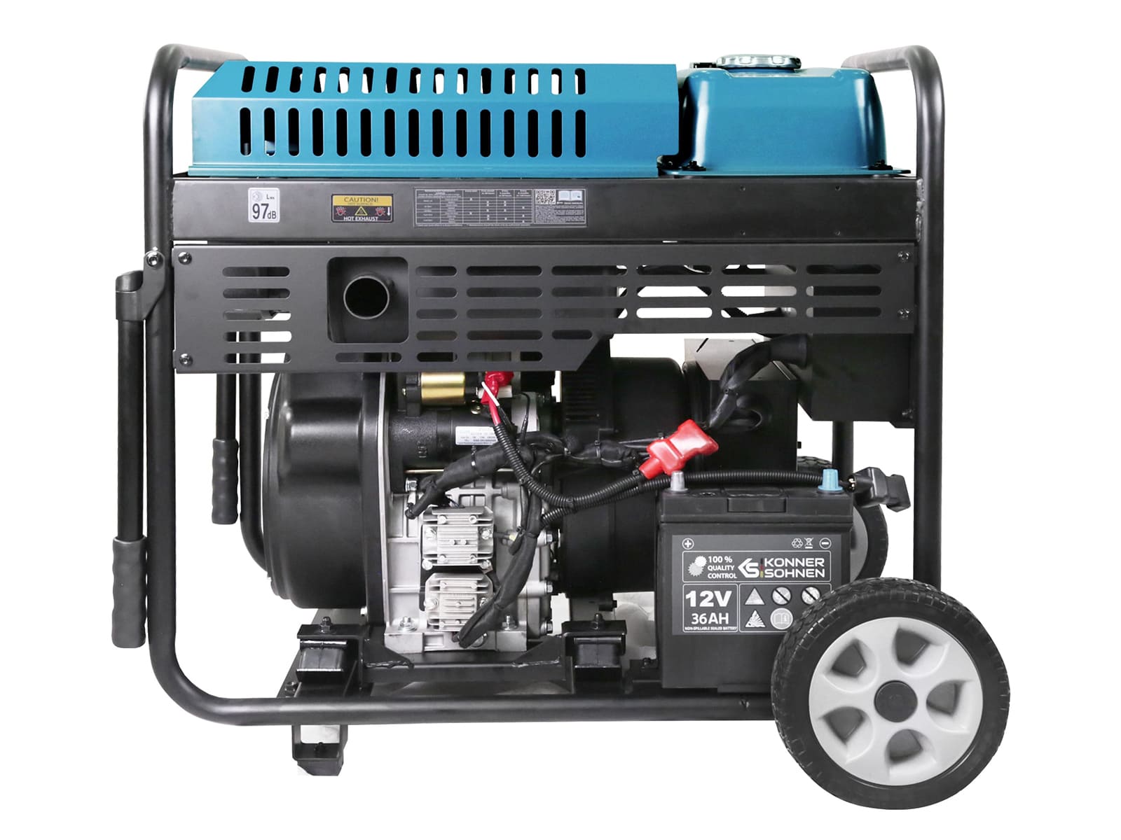 Dieslowski generator inwerterowy KS 9500iDЕ ATSR Moc maks/nom (230V), kW 10/9.5 - 5