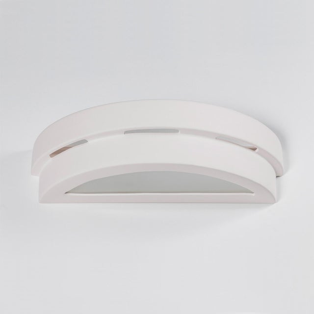 Kinkiet ścienny Helios biały 2xE27x60W wym: 9 x 40 x 15 cm ceramika / gips IP20 Sollux Lighting