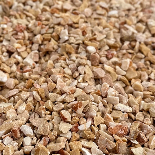 Lot de 5 sacs de 20 kg - Gravier en marbre Rose - 6/10 mm - C-NEGOCE - 2