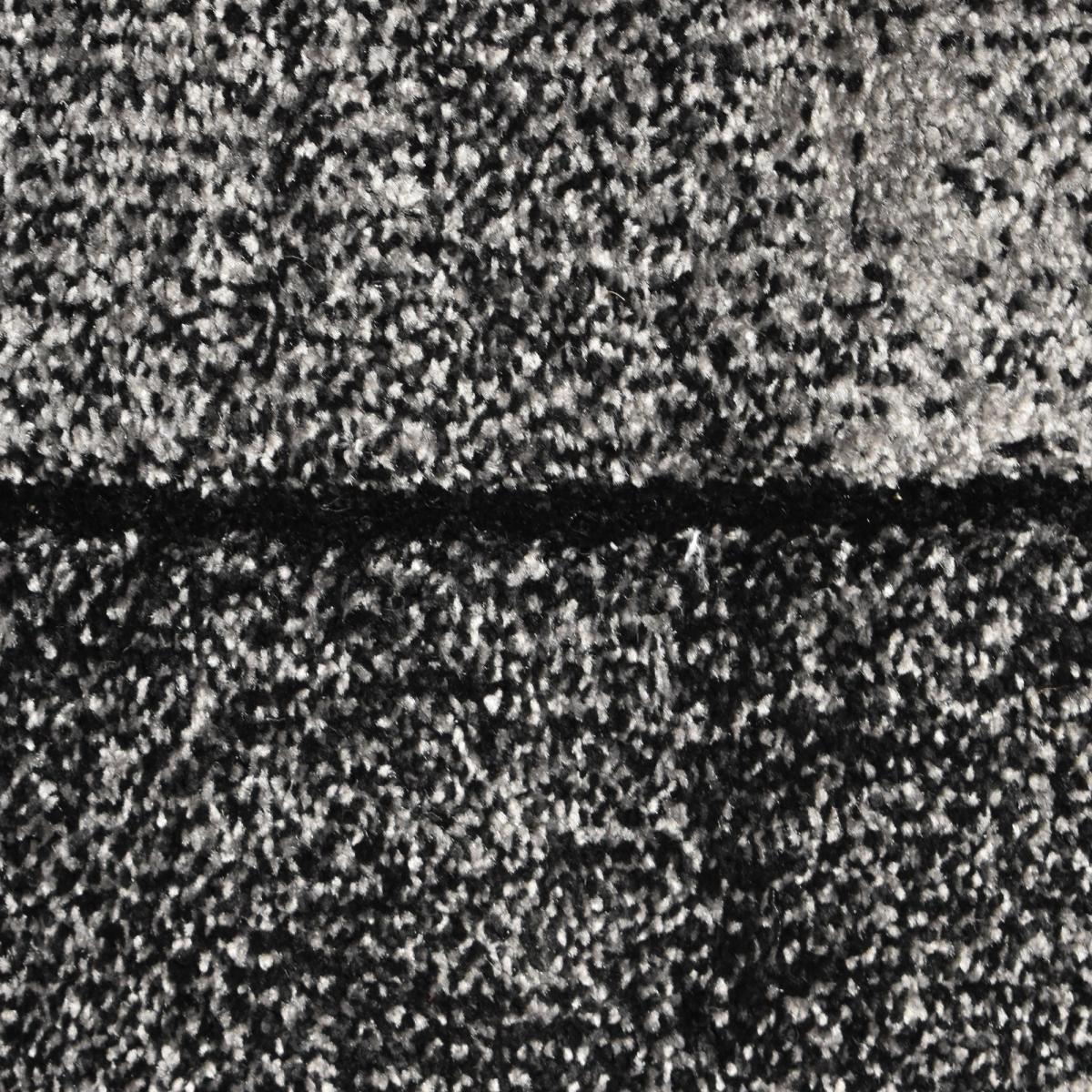 tapis salon 160x230 tissé gris rectangle motif géométrique LYN8 GEOME - 5