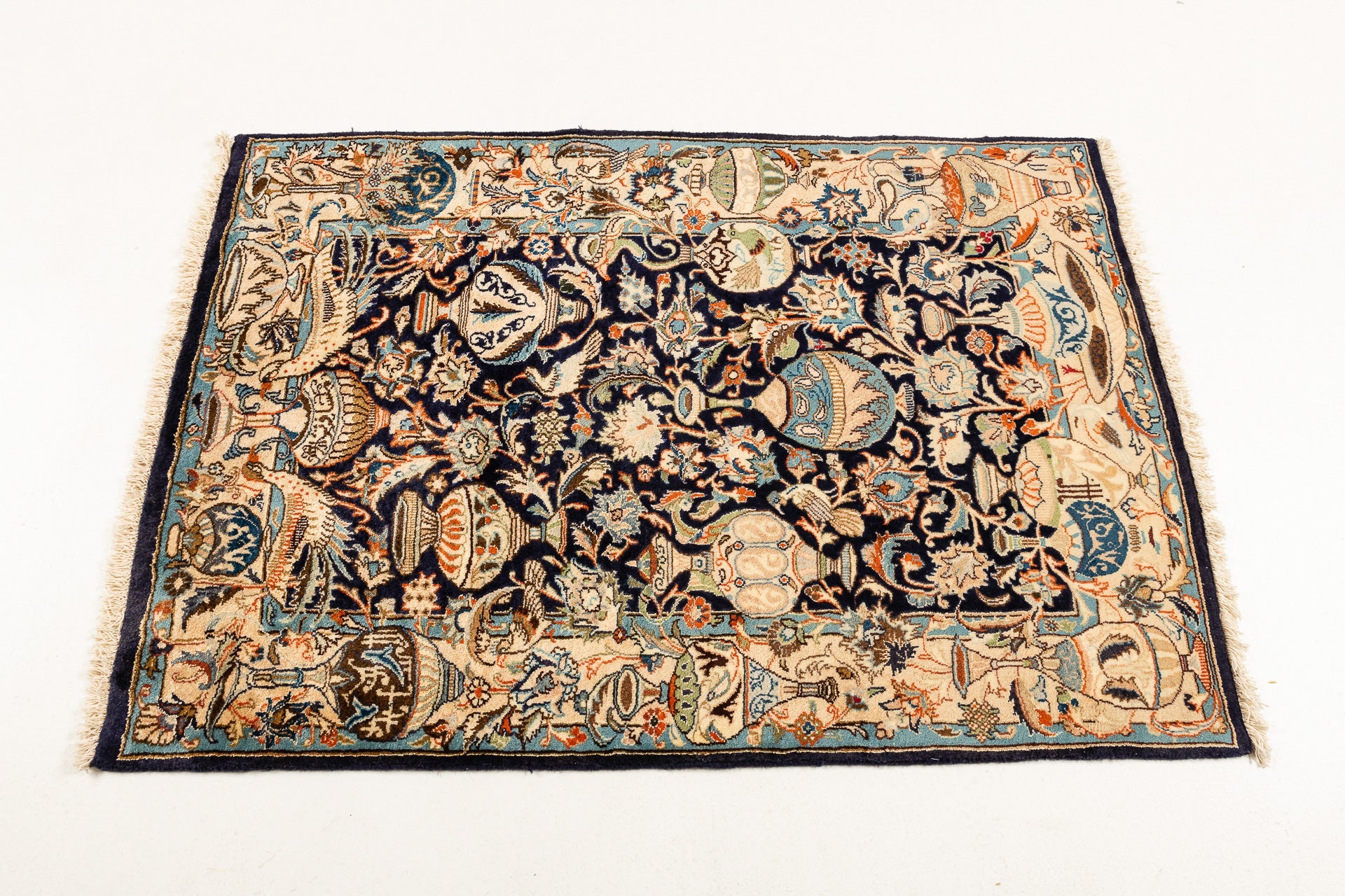 Oryginalny ręcznie robiony dywan orientalny, wymiary: 146x100 cm z certyfikatem autentyczności