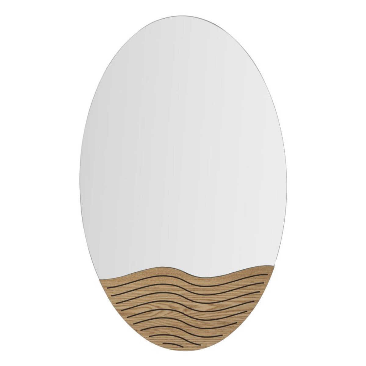Lustro w Ramie Dune, MDF, Wielokolorowy, Seven Design