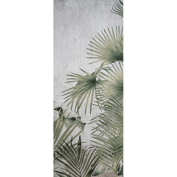 Sticker pour portes sans bulles et découpable - Tropical Vintage 93x210cm - 2