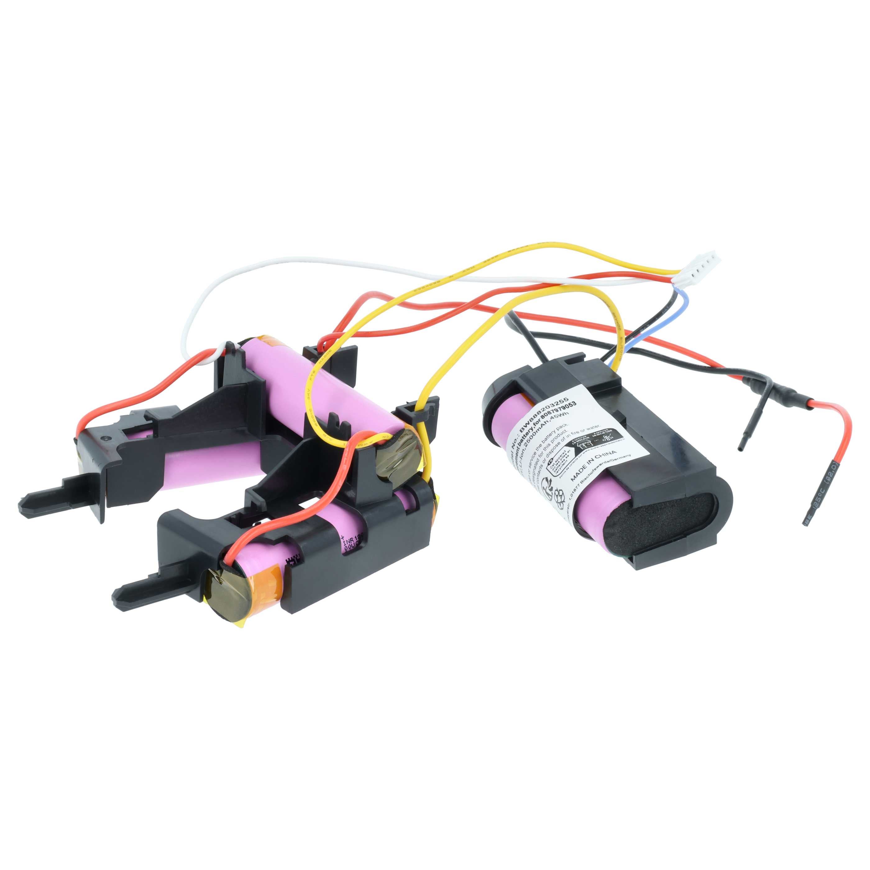 vhbw 1x Batterie compatible avec AEG CX7-2-45BM 900277440 00, CX7-2-45BM 900277438 00 robot électroménager (2500mAh, 18V, Li-ion) - 3