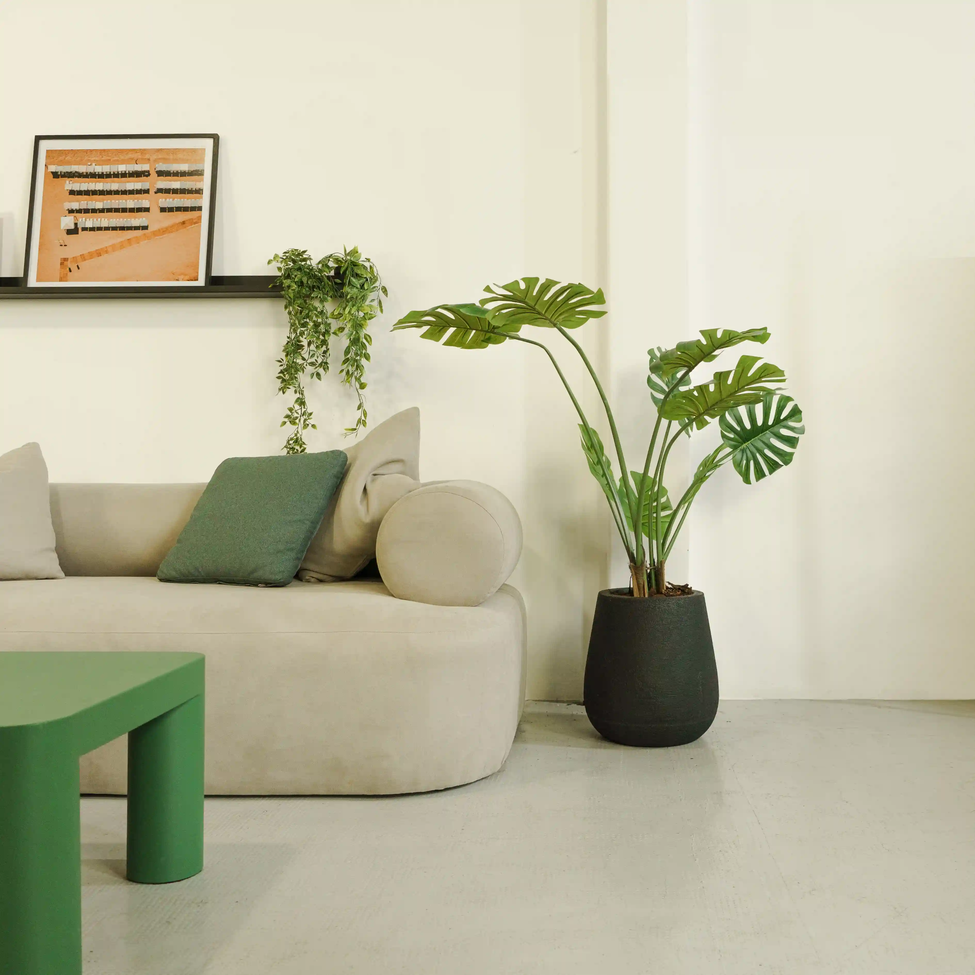 Planta Artificial Monstera 120 cm – Costilla de Adán Realista y Decorativa - Valyria Home - 3