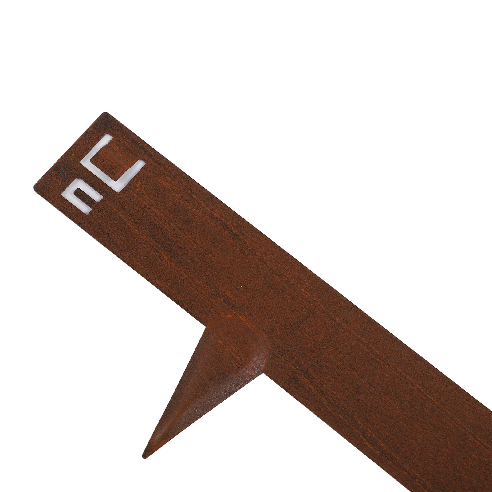 6 pezzi di ringhiera da giardino in metallo flessibile e planabile in acciaio, 100 x 13 cm - 8