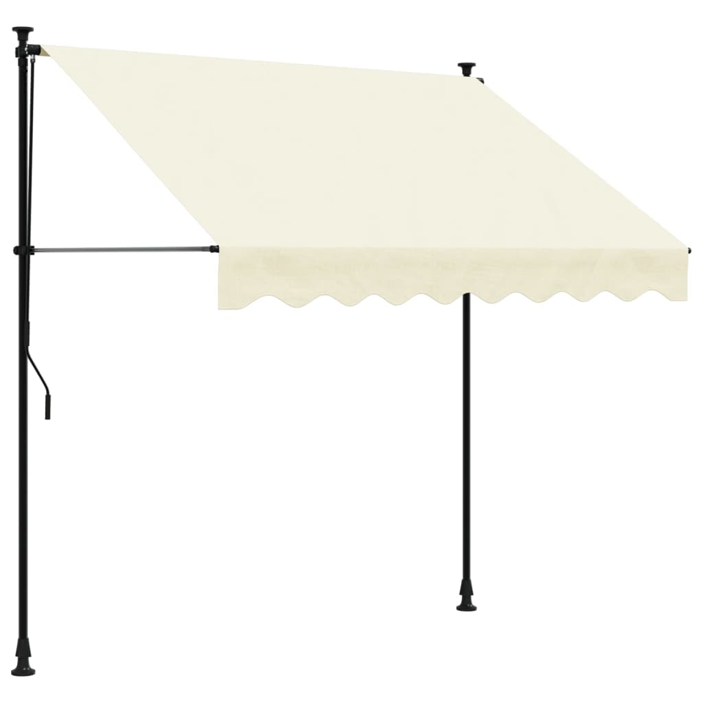 Telo Sostitutivo Per Tenda Da Sole Retrattile In Poliestere Con Protezione UV – Grigio 138/350cm – Resistente E Facile Da Installare