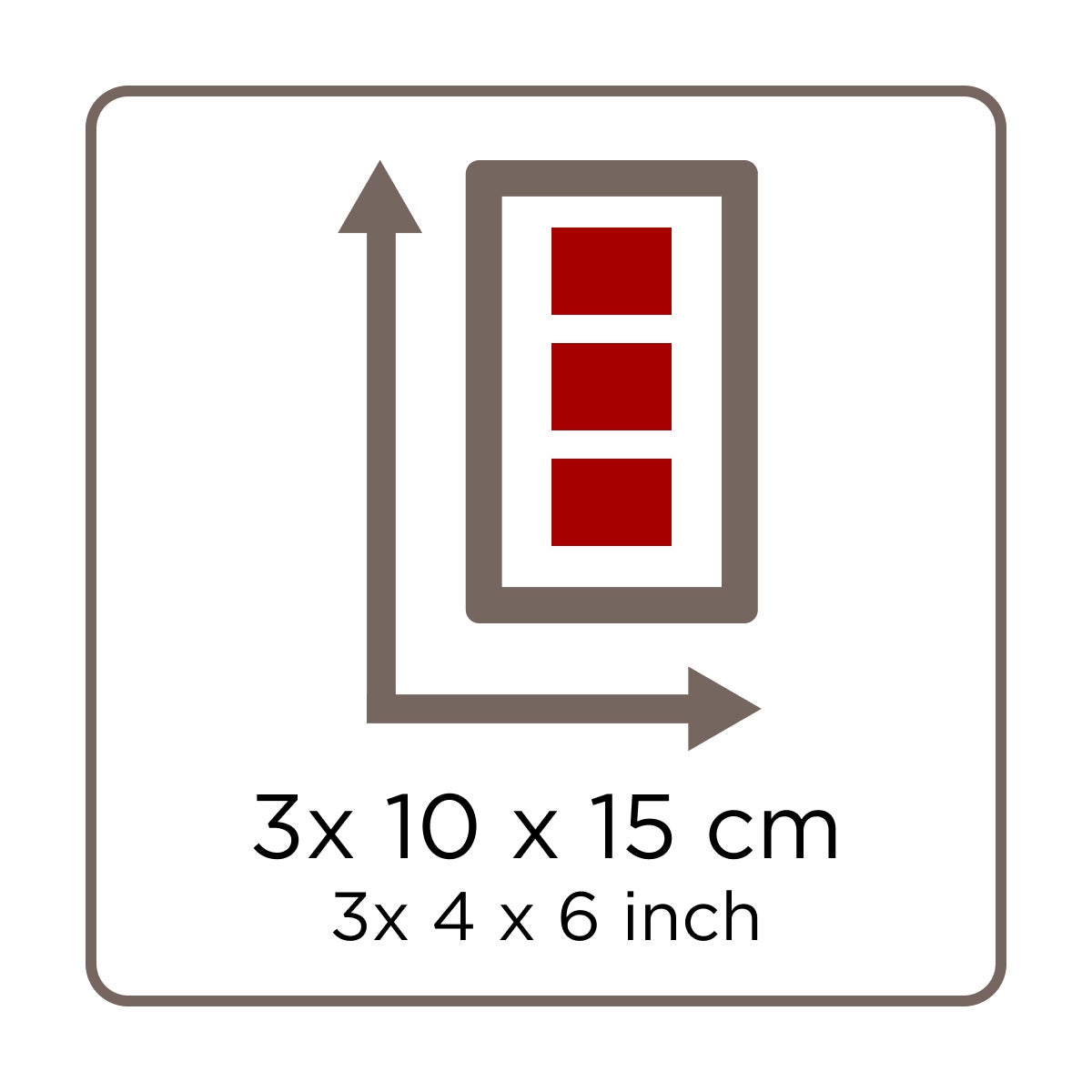 Peppers bois 3X10x15 NOISETTE - 4