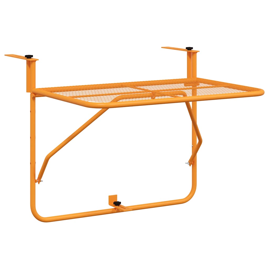 Table d'appoint d'extérieur rectangulaire en Acier Jaune 1 places - 2