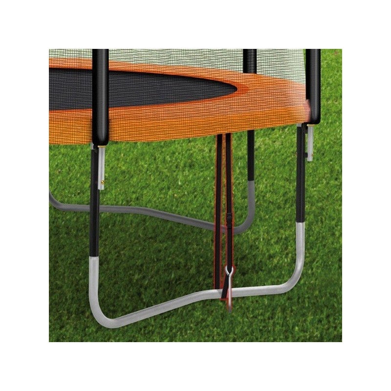 Kangui - Kit ancrage au sol - 4 sardines de fixation et sangles - Adaptable - Universel - 4