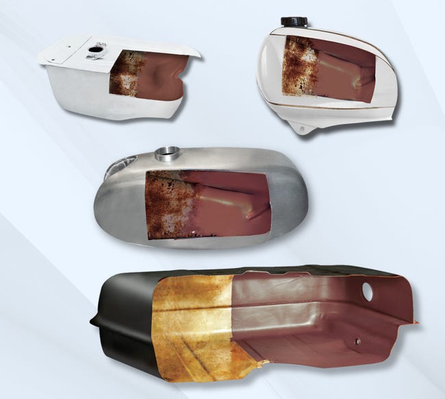 Power Tank Kit Piccolo 350g - Trattamento Antiruggine Per Serbatoi Moto Fino A 8 Litri, Made In Italy - Foto 8