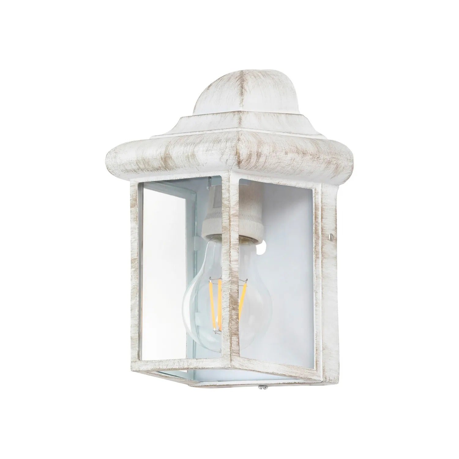 Kinkiet zewnętrzny Norvich biały antyczny 1xE27x60W wym:22x14,5x12cm IP43 Rabalux