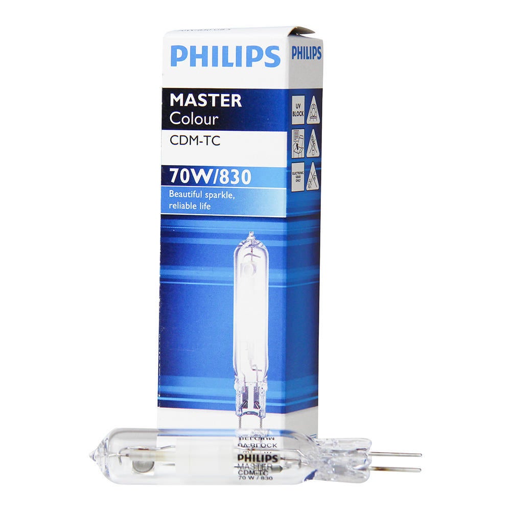 Lámpara Mastercolour CDM-TC 70W/830 G8.5 - PHILIPS | Leroy Merlin