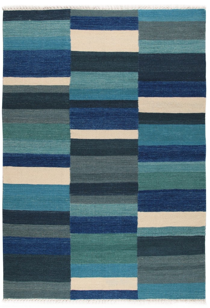Oryginalny indyjski kilim Tapis Blue CM 300x250 - Galeria Farah1970