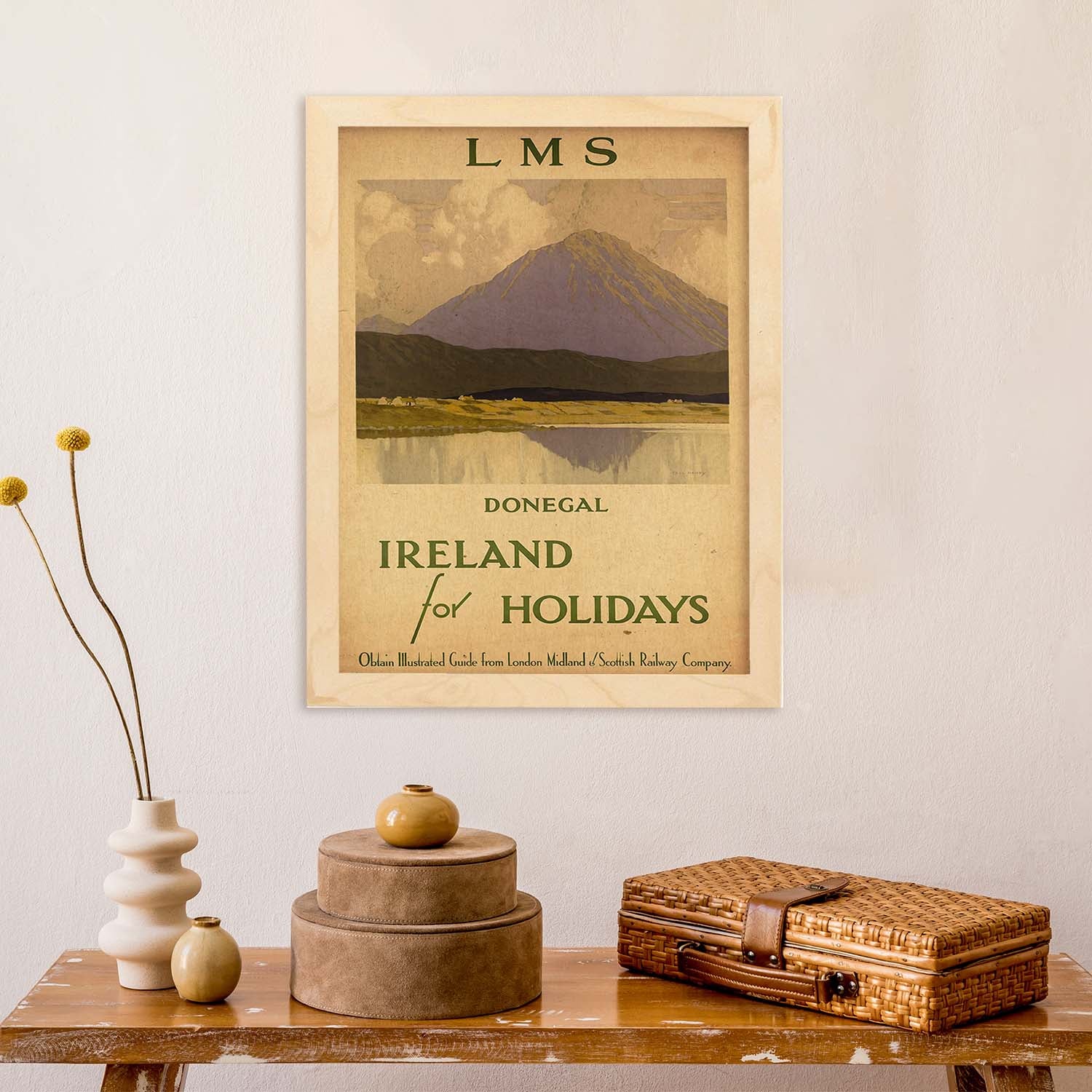 Nacnic Poster Vintage Viaggi Italia E Francia - Stampa D'Epoca A4 (21x29,7) Con O Senza Cornice