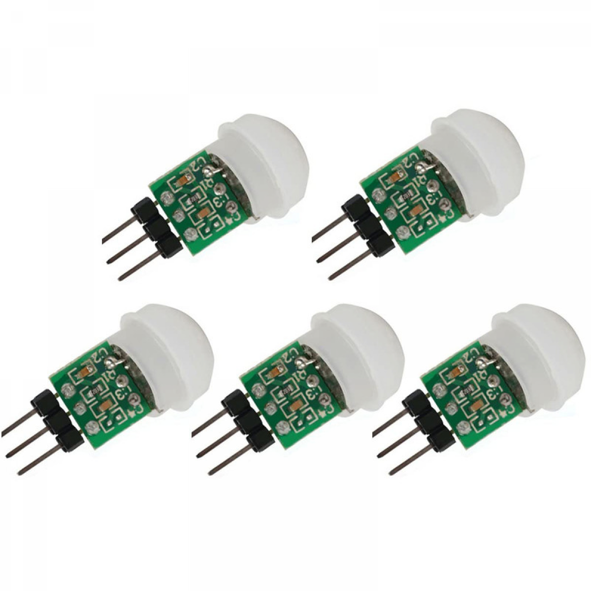 5 pezzi Sensore IR Umano AM312 Mini Modulo Rilevatore HC-SR312 ...
