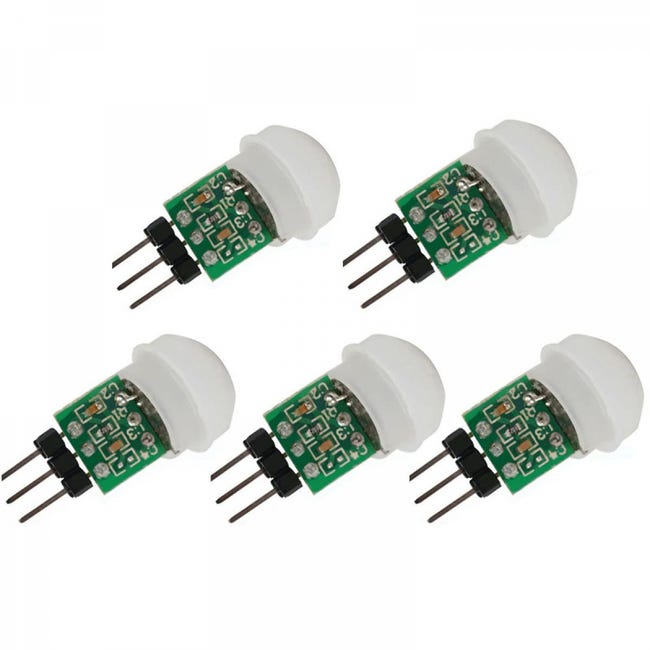 5 pezzi Sensore IR Umano AM312 Mini Modulo Rilevatore HC-SR312 ...