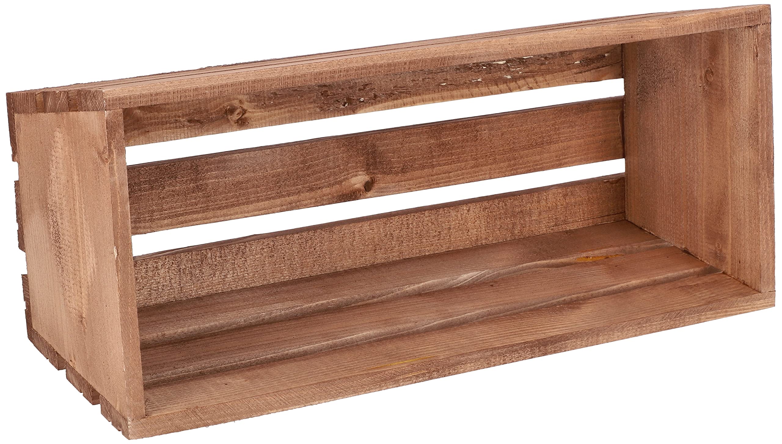 Jardinière en Bois Marron avec Insert en Plastique 40 x 18 x 15 cm - KOTARBAU - 6