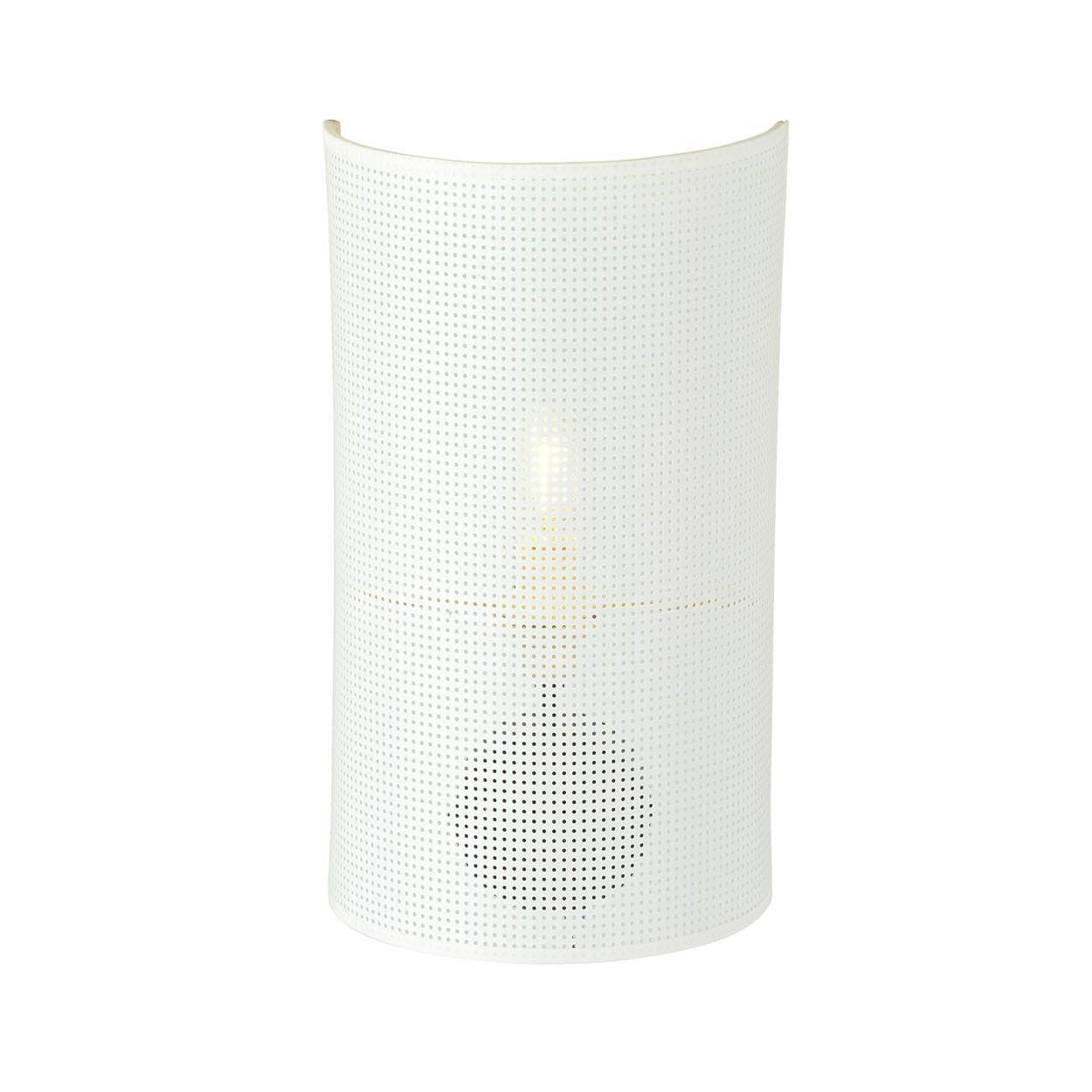 Kinkiet ścienny Aston biało-czarny-złoty 1xE14x10W wym: 32 x 18 cm metal IP20 Emibig