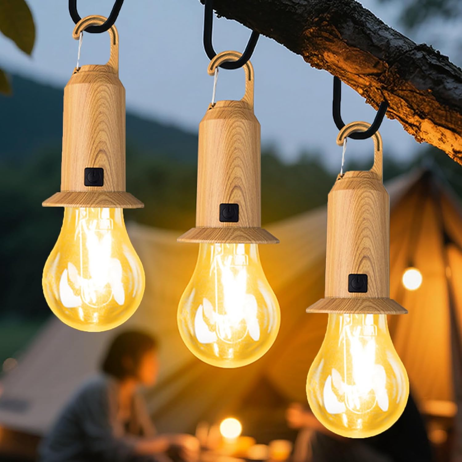 CARPESUN Lanterna Da Campeggio Solare Pieghevole Con Power Bank E 3 Modalità Di Luce - 2
